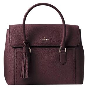 Kate Spade Mohogany satchel purse.